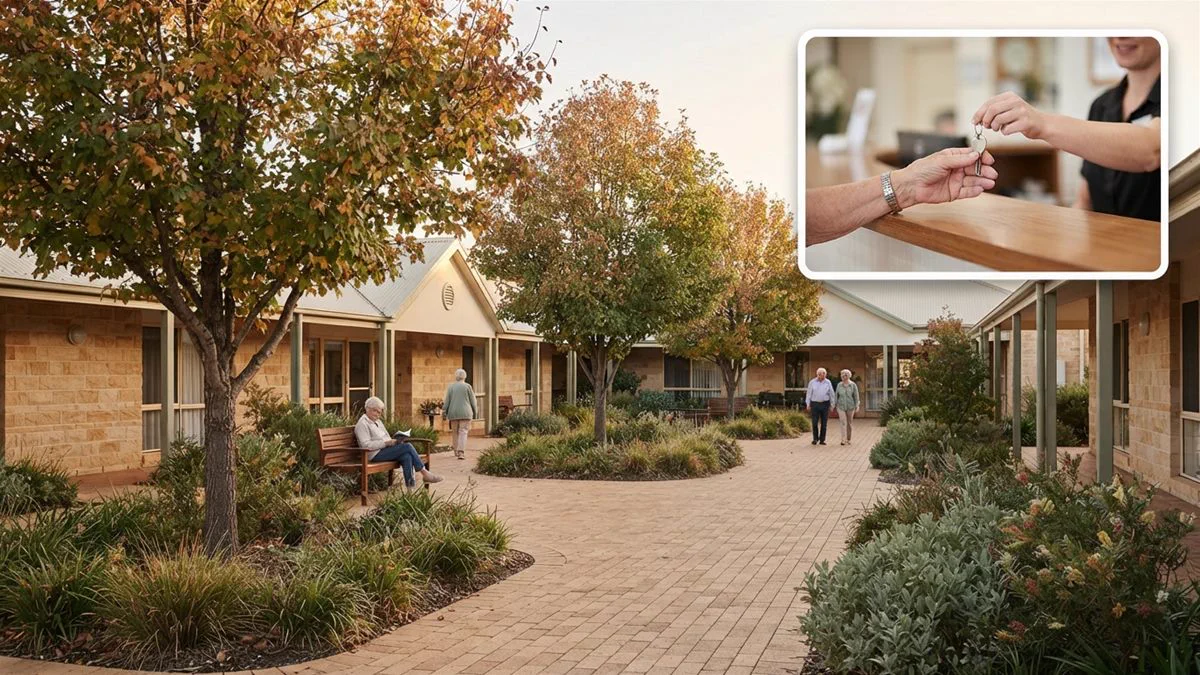 A Victorian retirement village unit with the keys handed over and the meter stopped